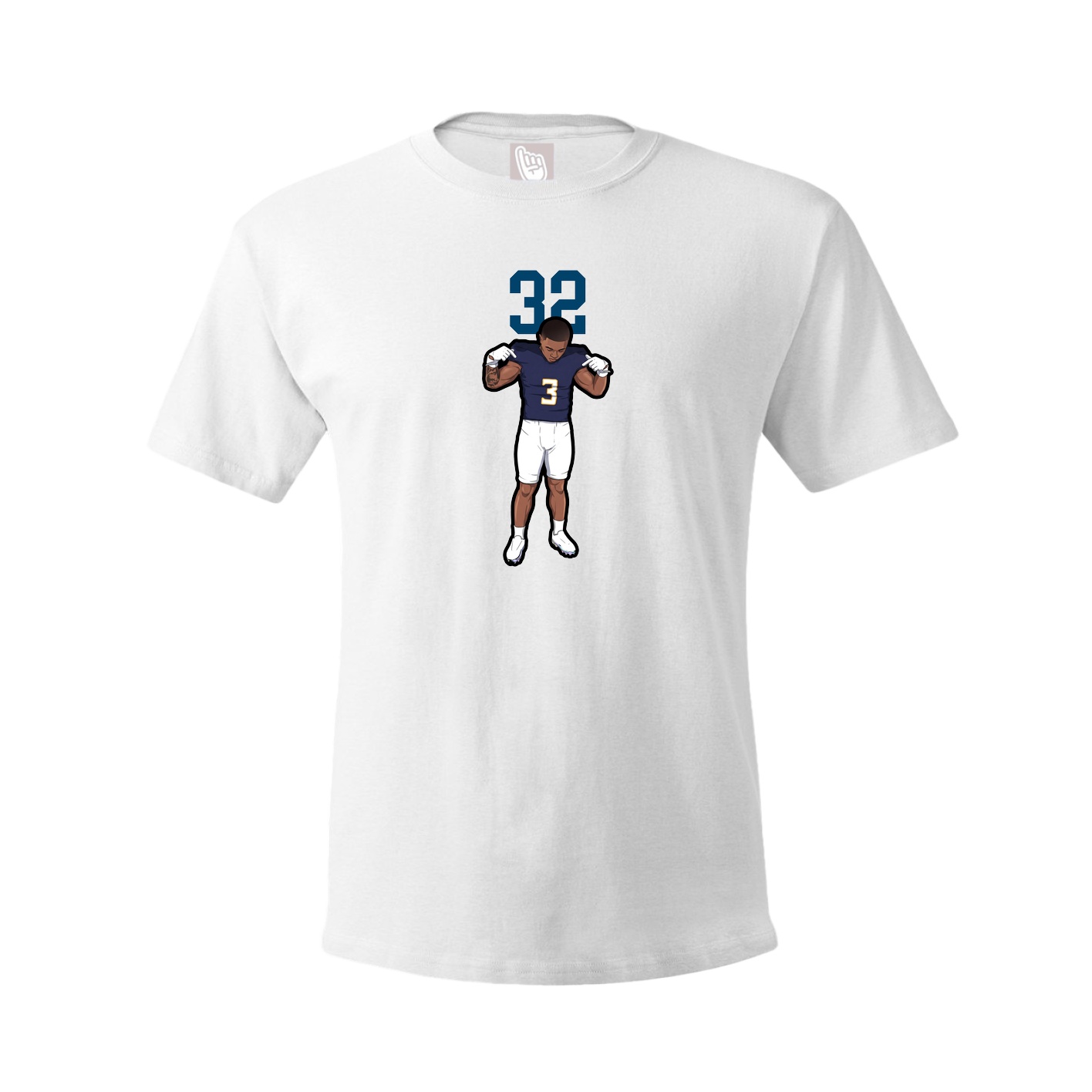 Tee — Number Top in White