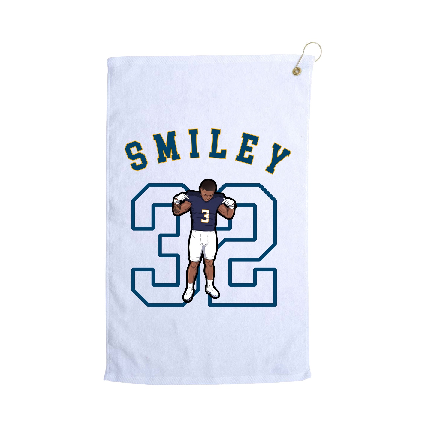Golf Towel — Shirsey Arch in White
