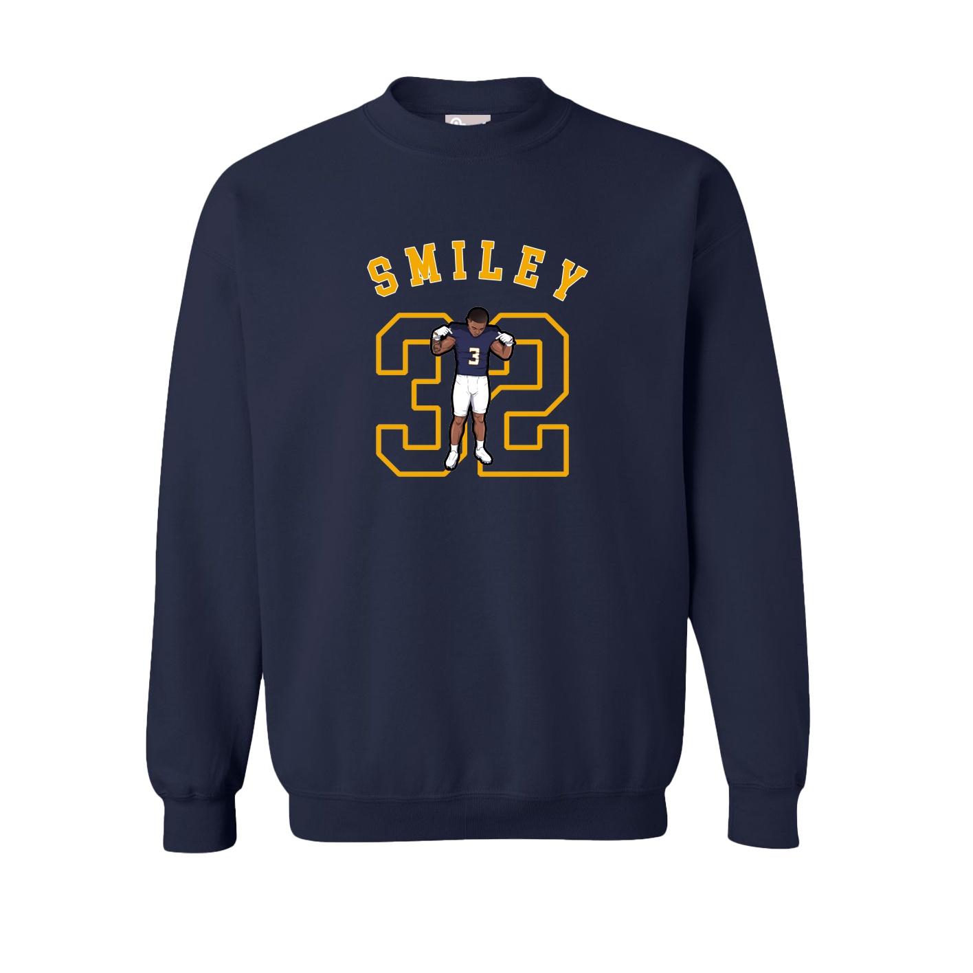 Fleece Crew — Shirsey Arch in Navy