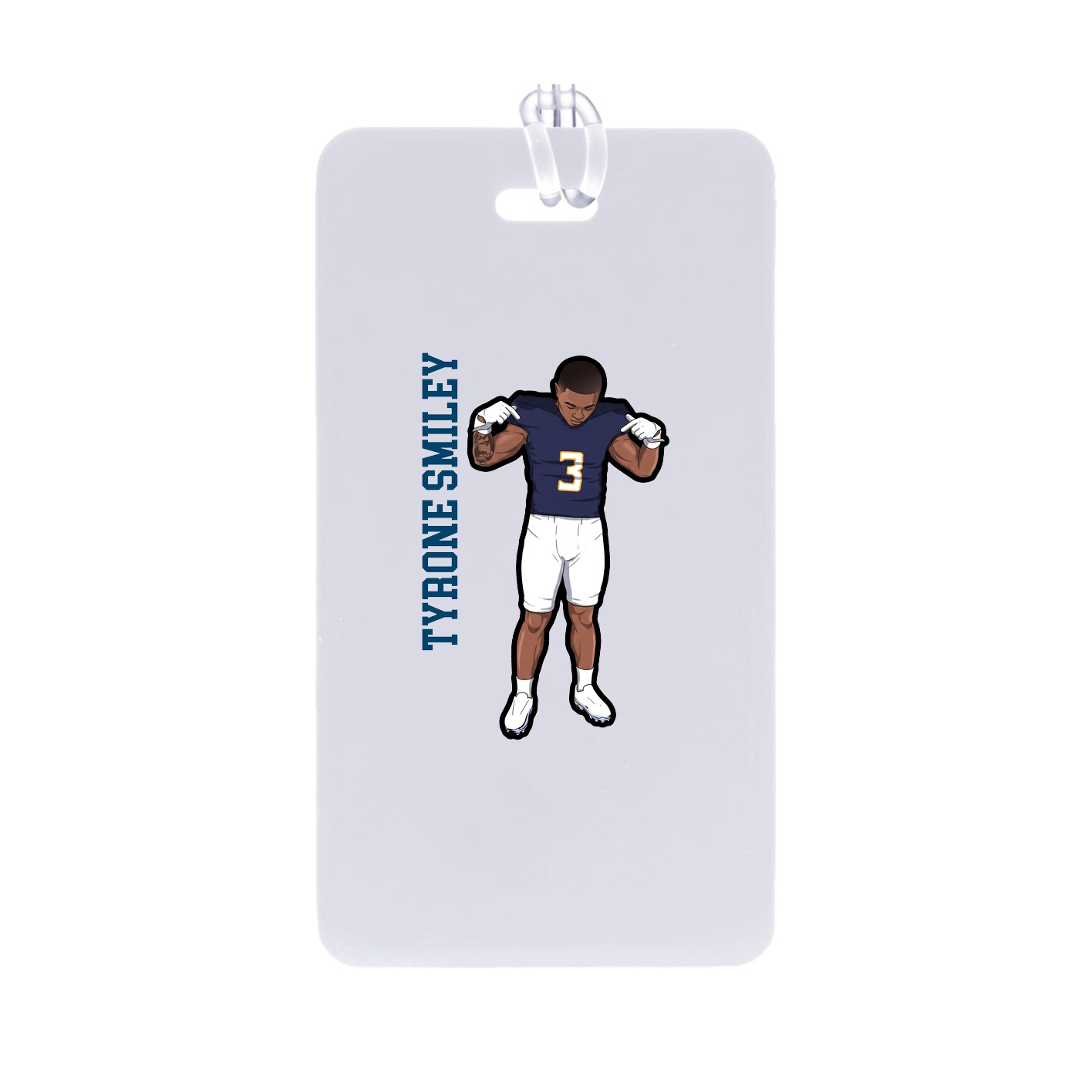 Bag Tag — Name Vertical in Classic