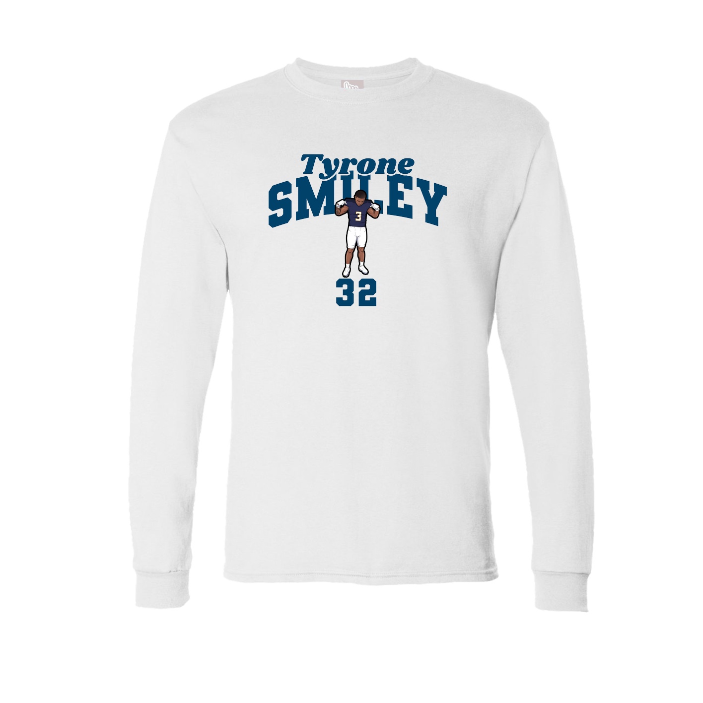 Long Sleeve Tee — Signature Arch in White