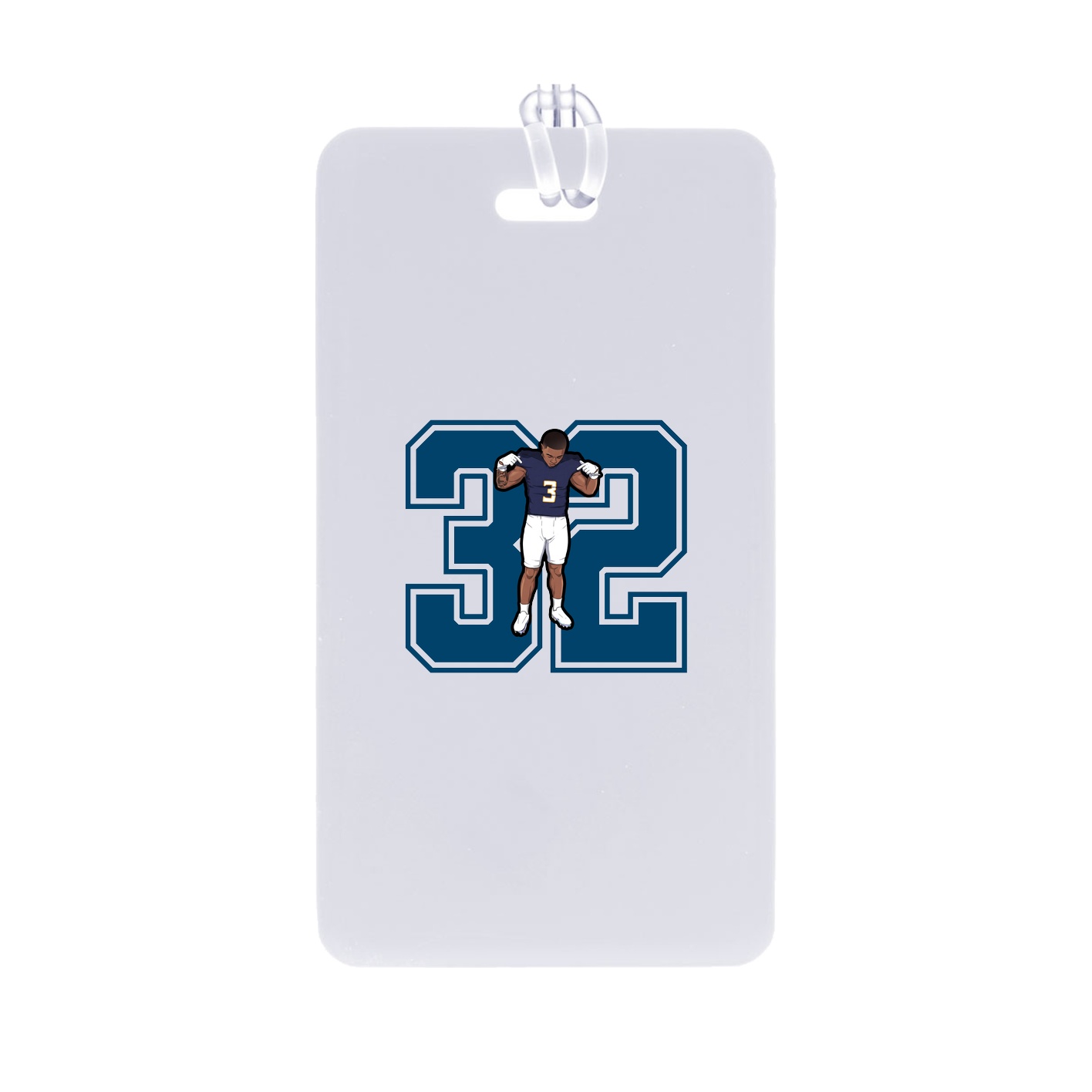 Bag Tag — Number in Classic