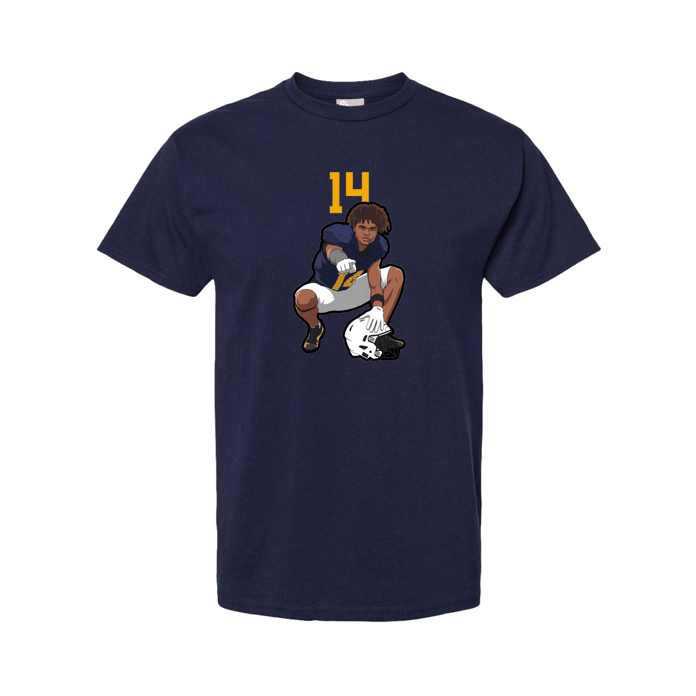 Tee — Number Top in Navy