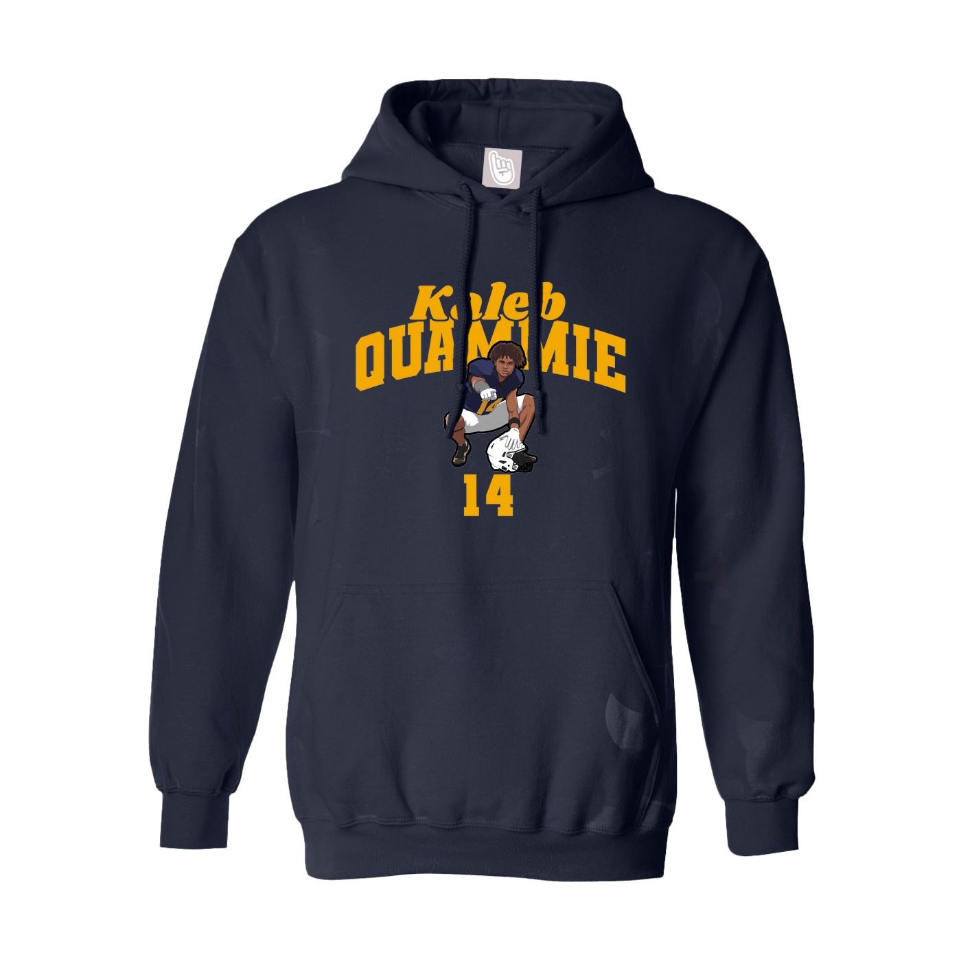 Hoodie — Signature Arch in Navy