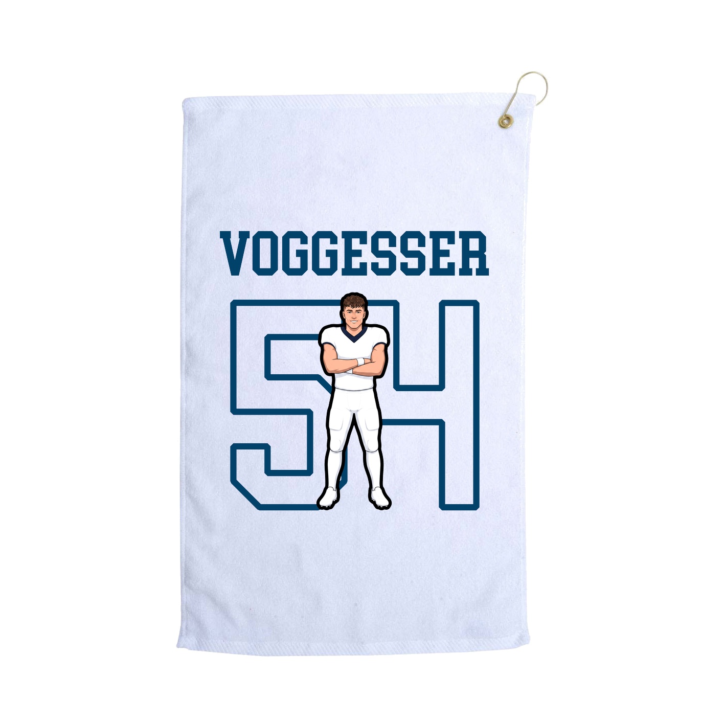 Golf Towel — Shirsey in White