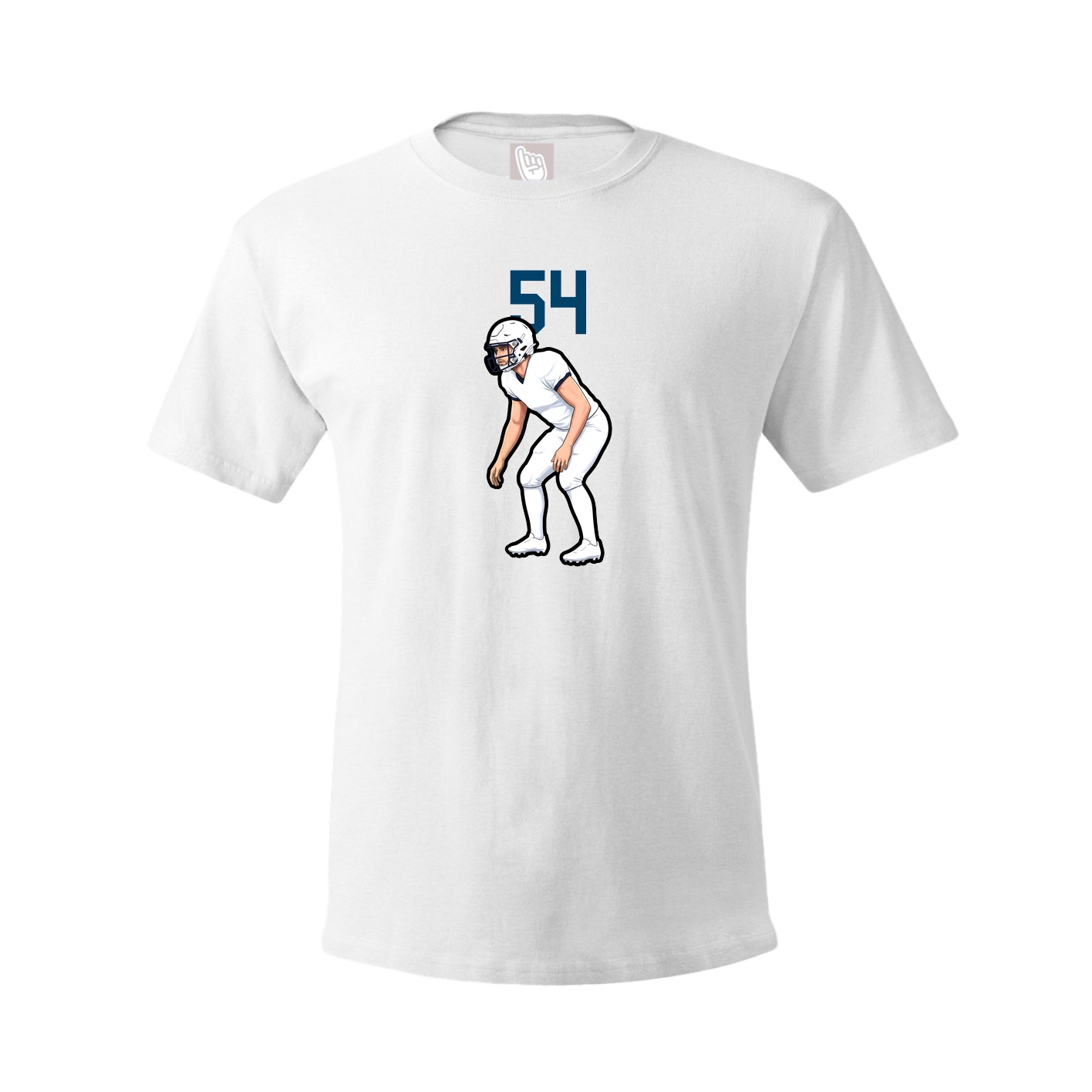 Tee — Number Top in White