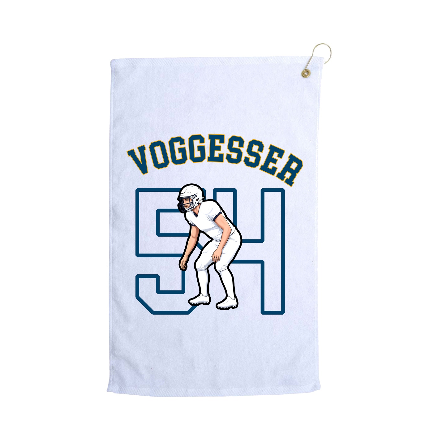Golf Towel — Shirsey Arch in White