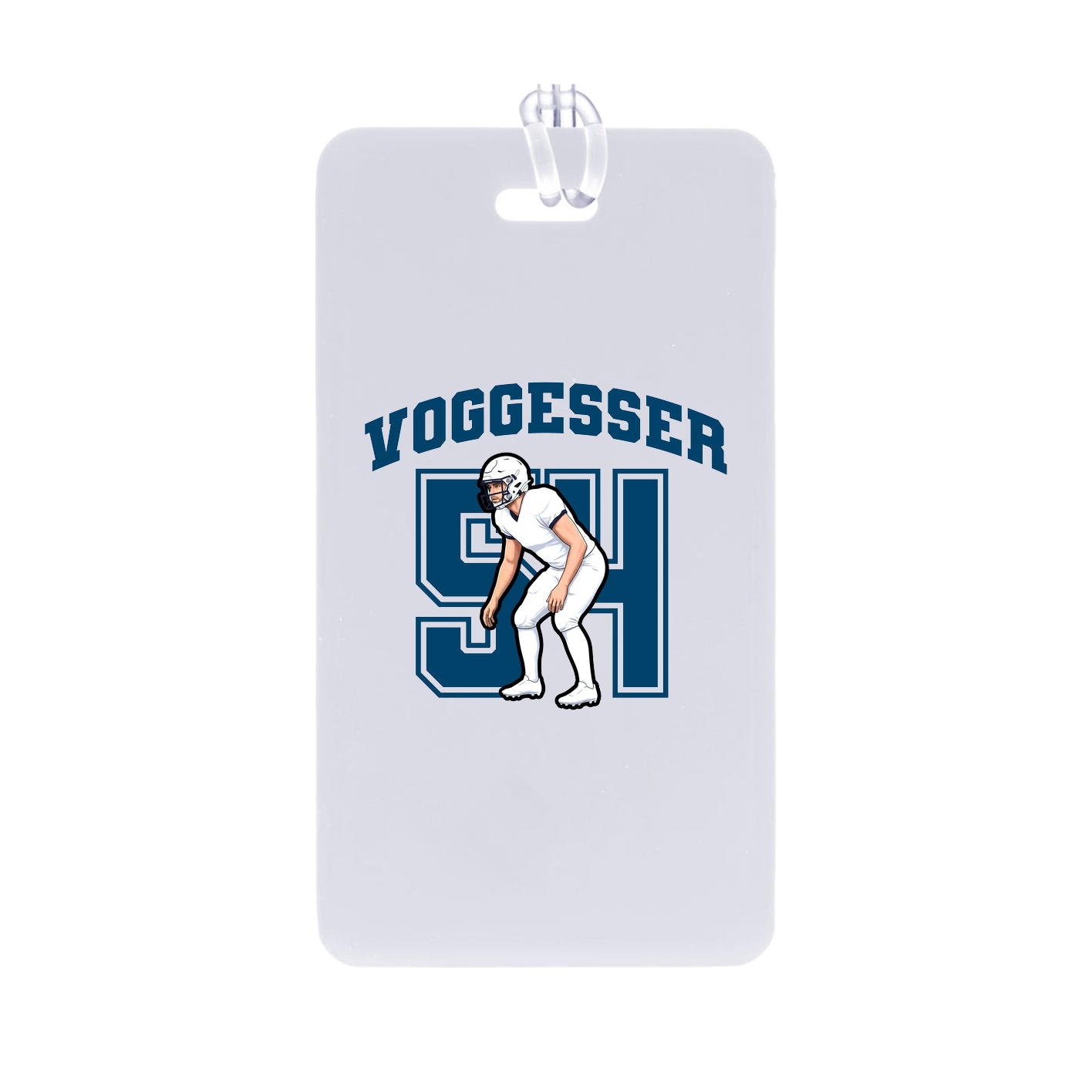 Bag Tag — Number in Classic