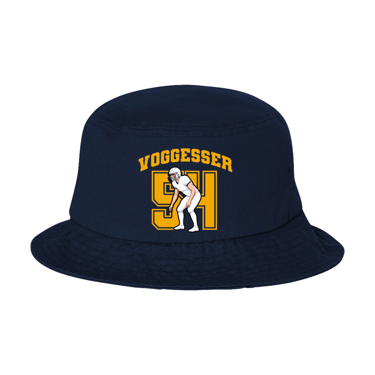 Bucket Cap — Number in Navy