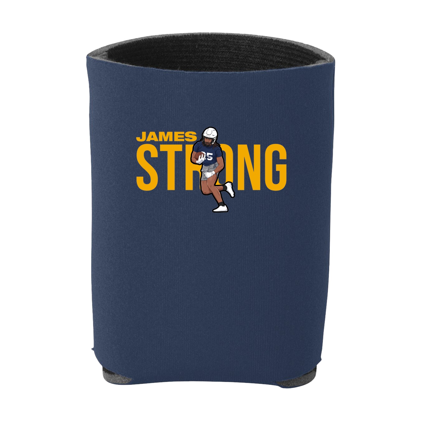 Can Holder — Player Name in Navy