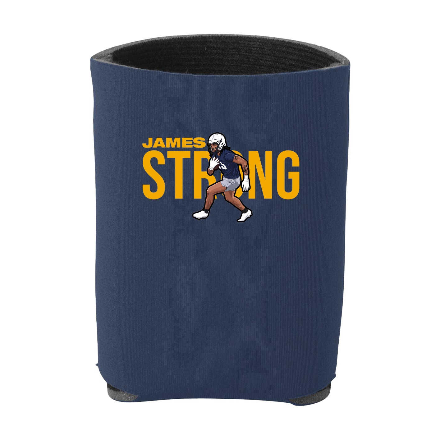 Can Holder — Player Name in Navy