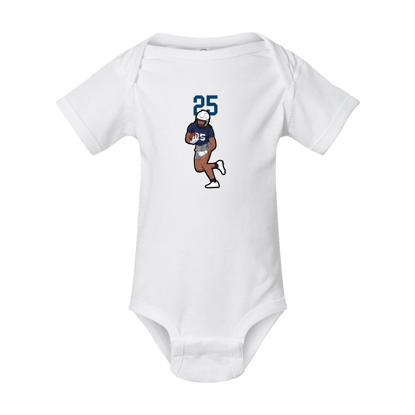 Baby Onesie — Number Top in White
