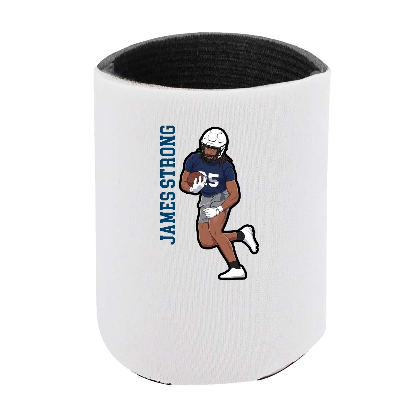 Can Holder — Name Vertical in White