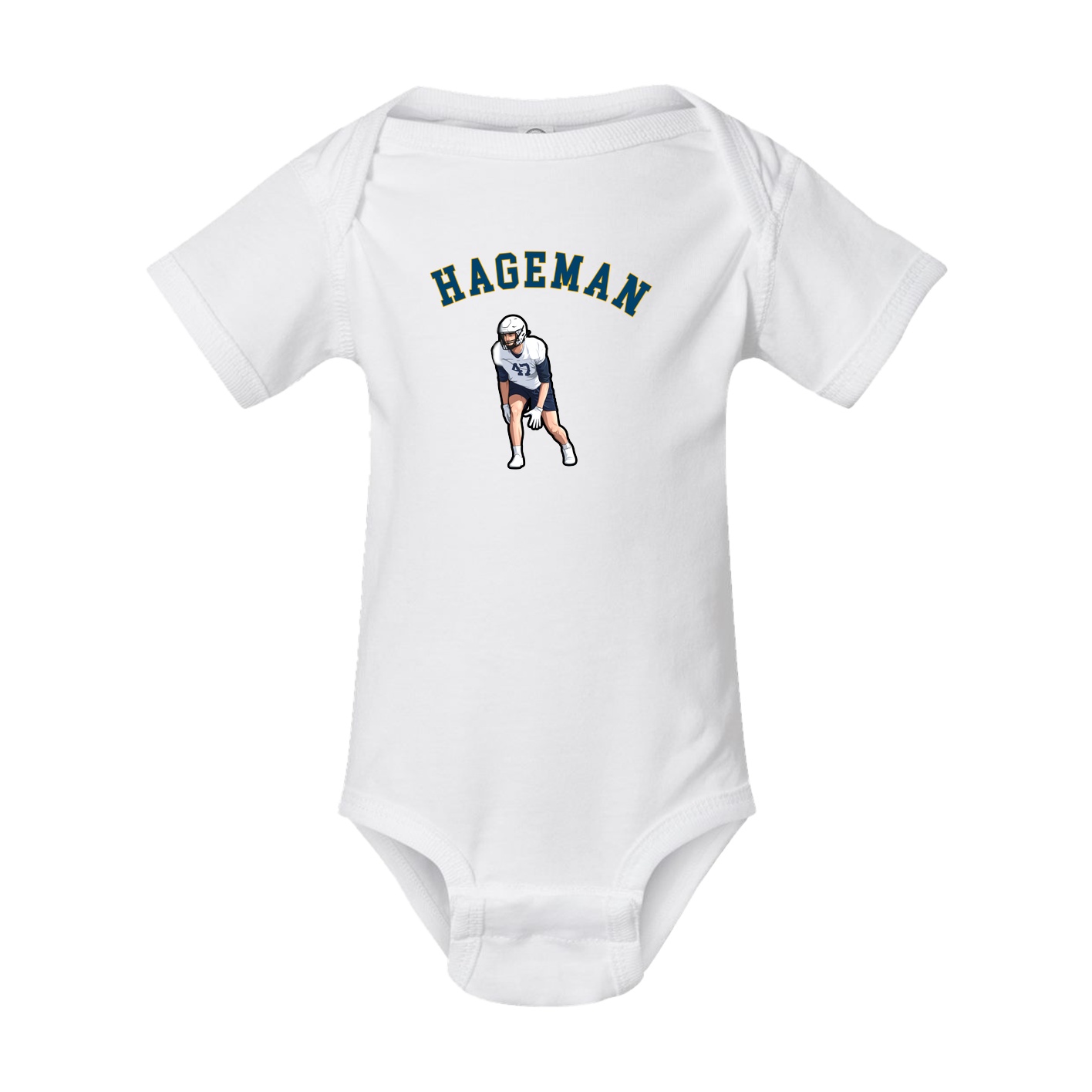 Baby Onesie — Shirsey Arch in White