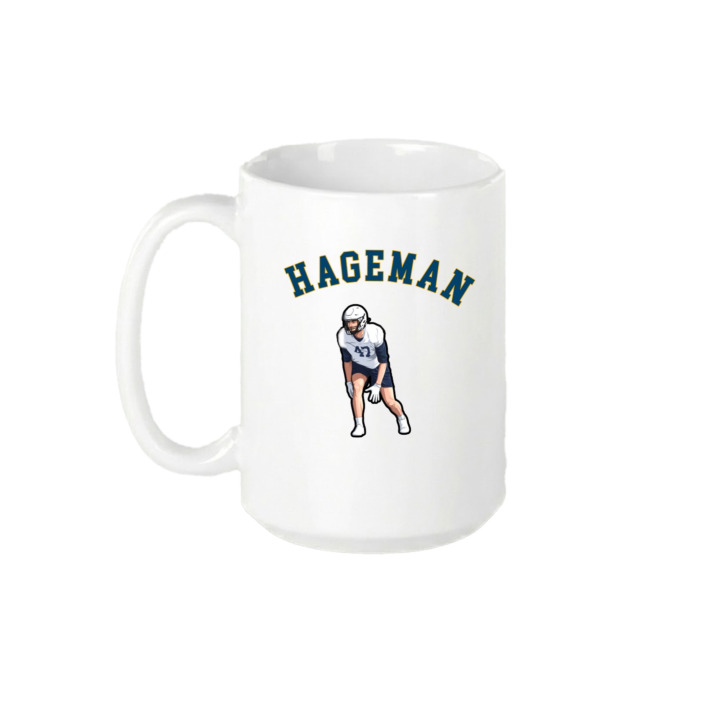 15oz Coffee Mug — Shirsey Arch in White