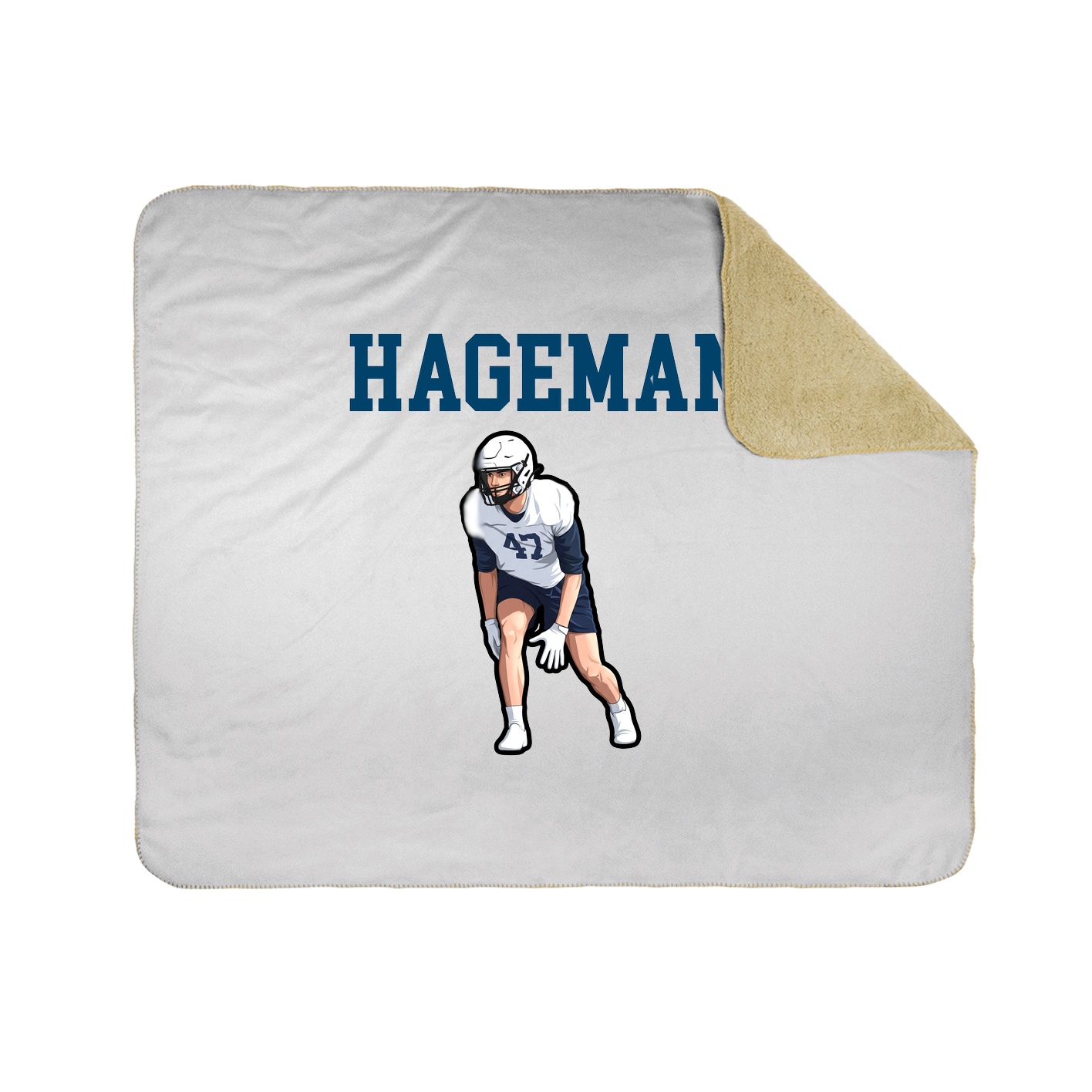 Throw Blanket — Shirsey in White