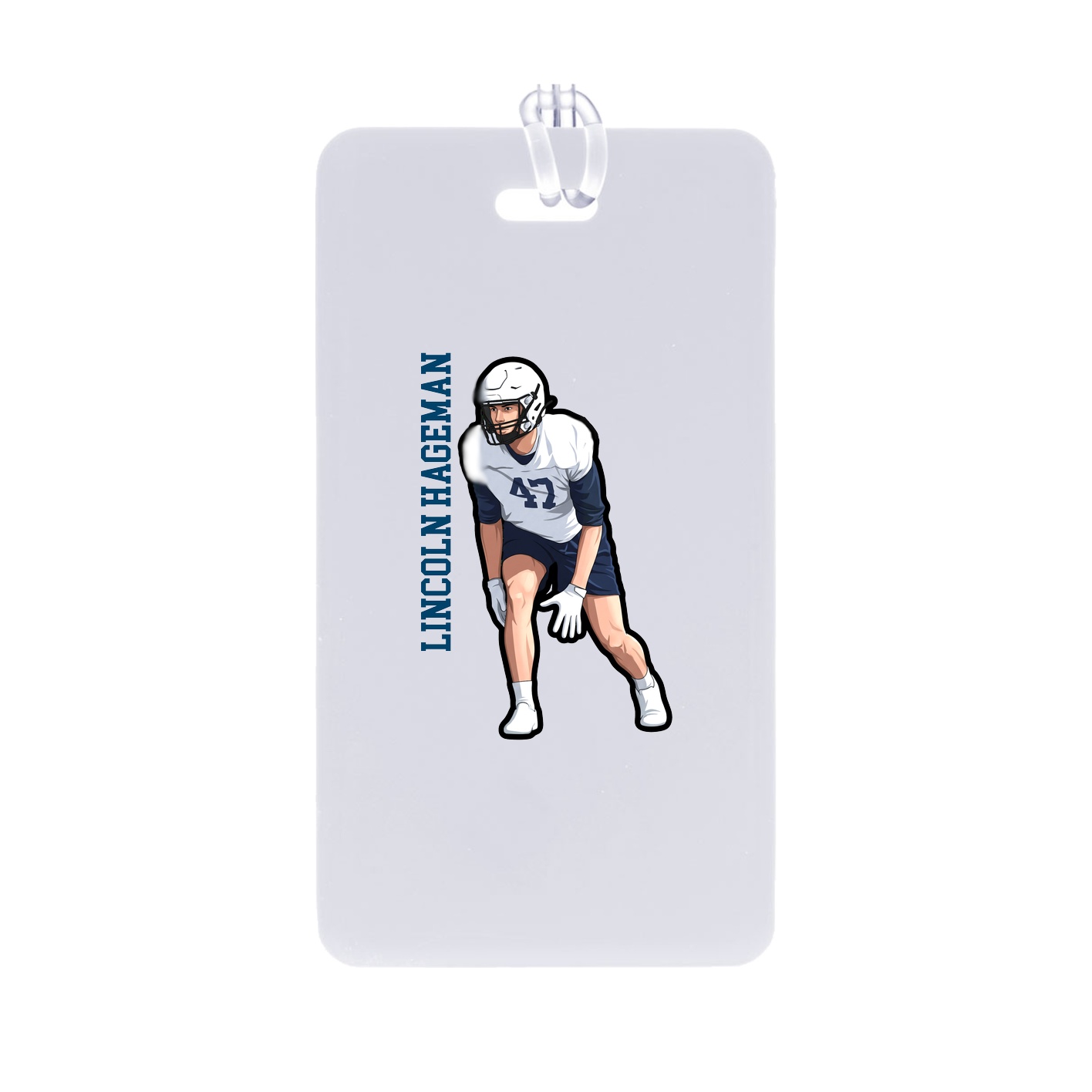 Bag Tag — Name Vertical in Classic