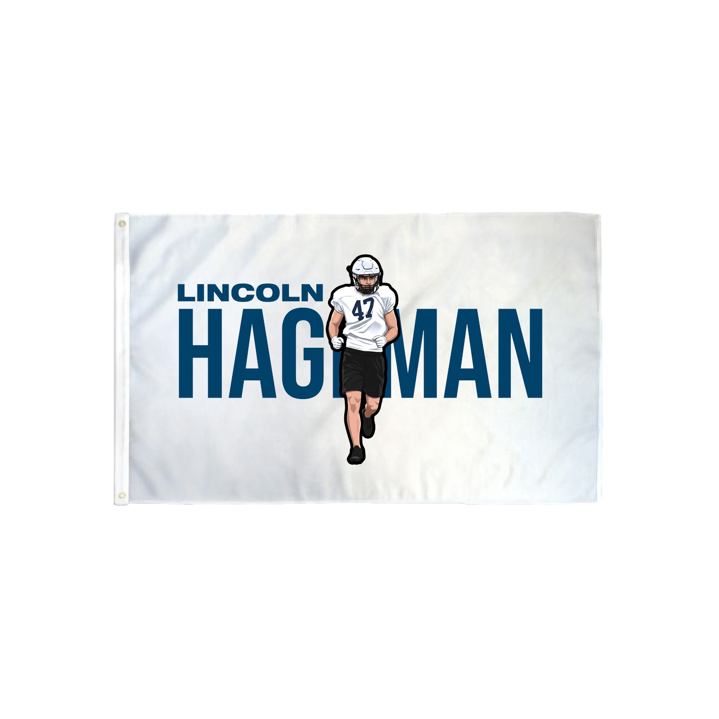 3x5 Flag — Player Name in Classic