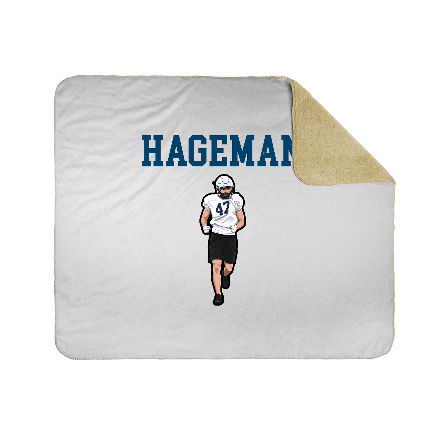 Throw Blanket — Shirsey in White