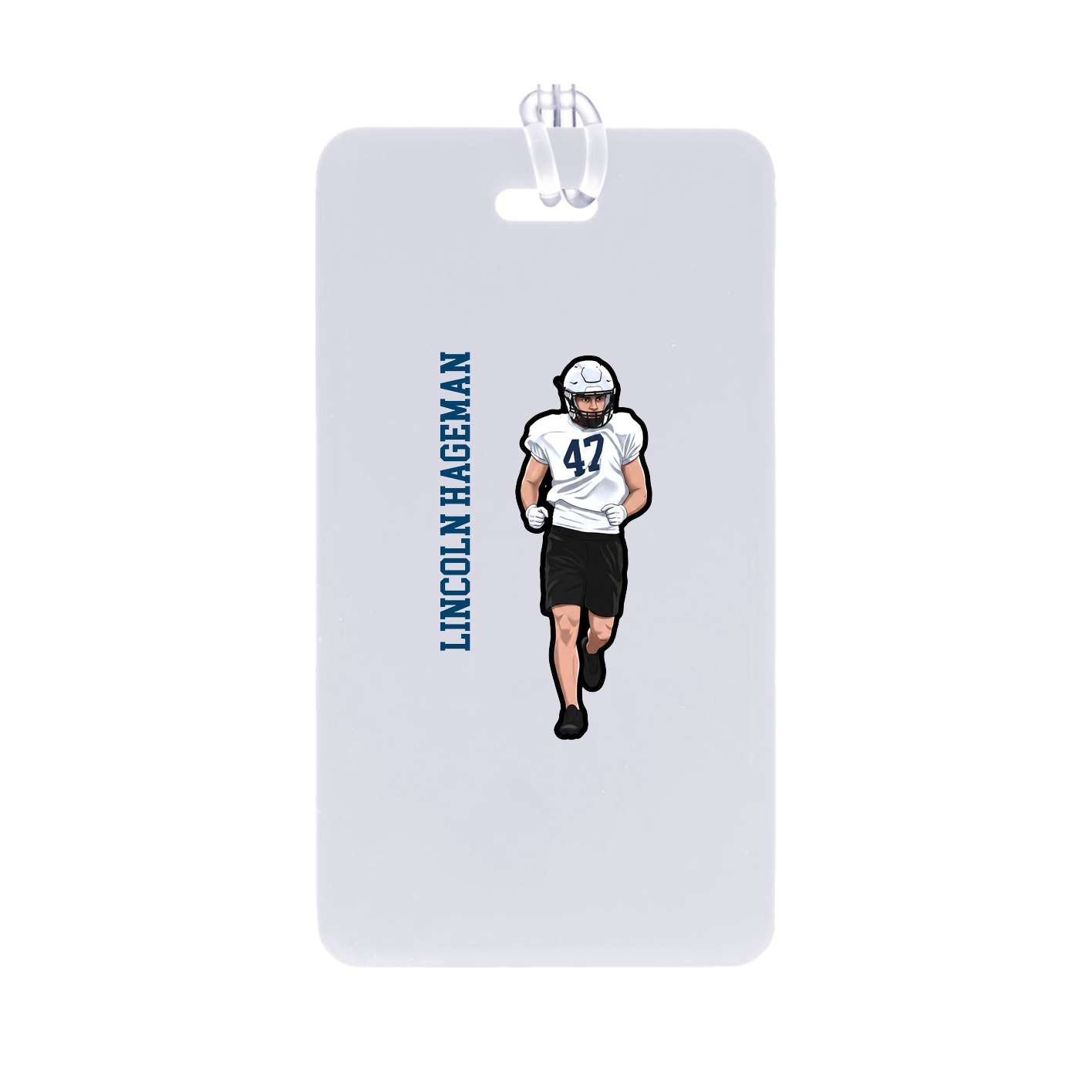 Bag Tag — Name Vertical in Classic