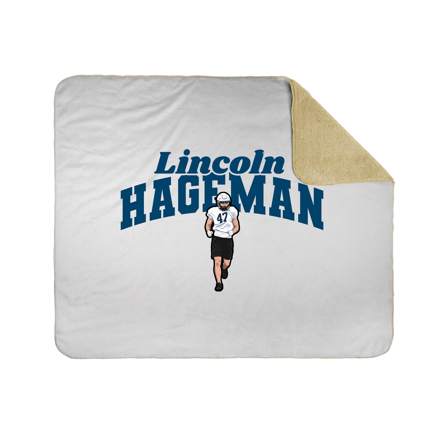 Throw Blanket — Signature Arch in White
