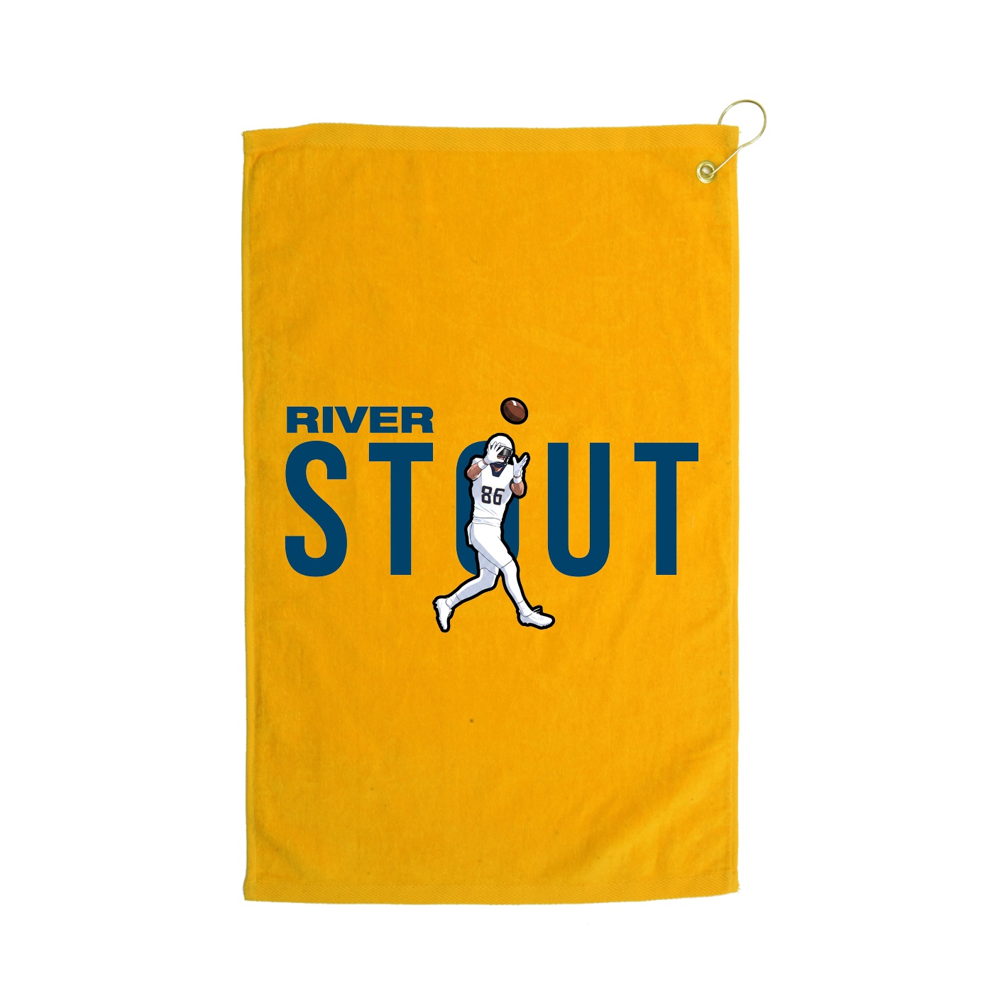 Golf Towel — Player Name in Gold