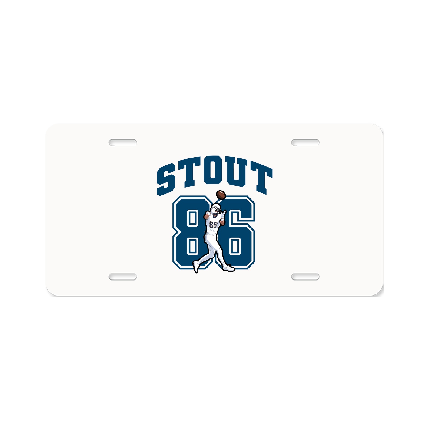 License Plate — Number in Classic