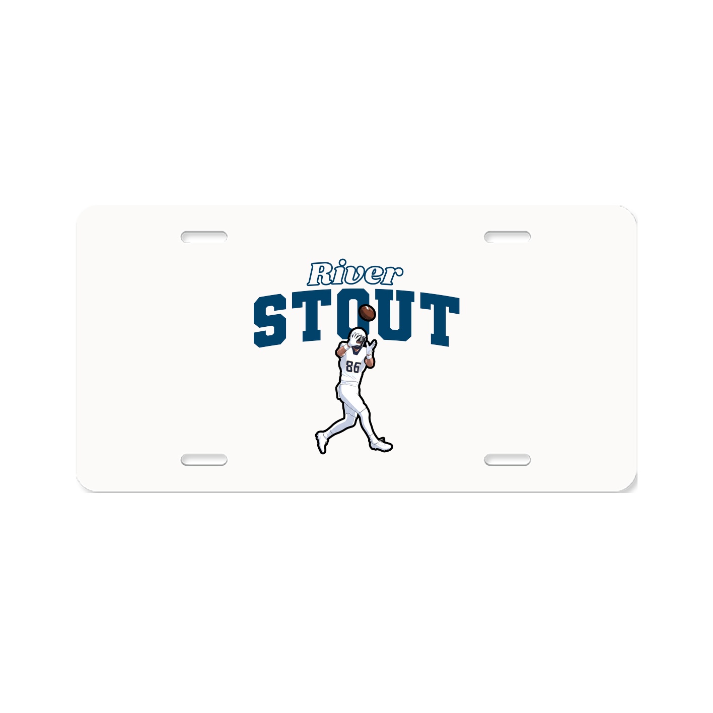 License Plate — Name Arch in Classic