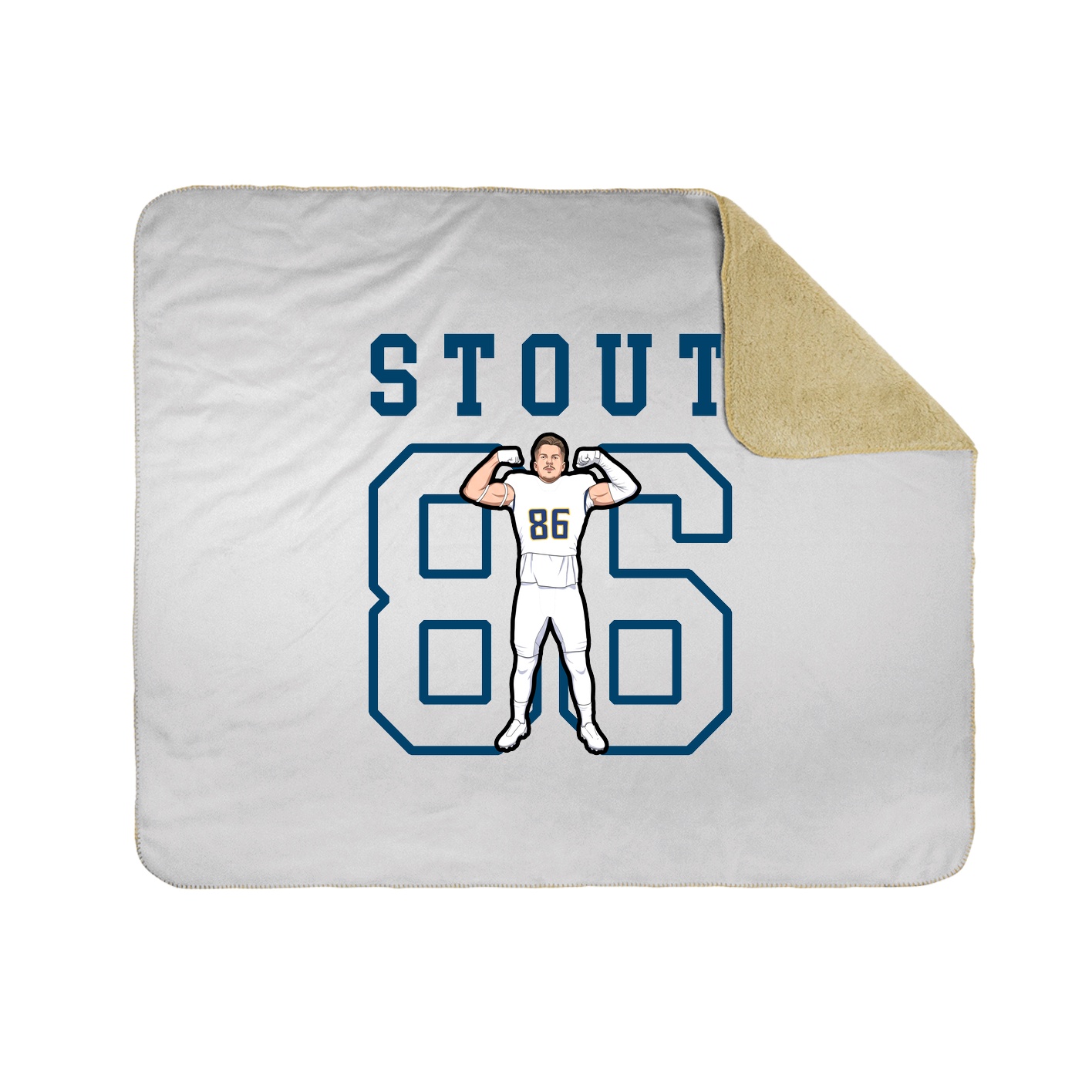 Throw Blanket — Shirsey in White