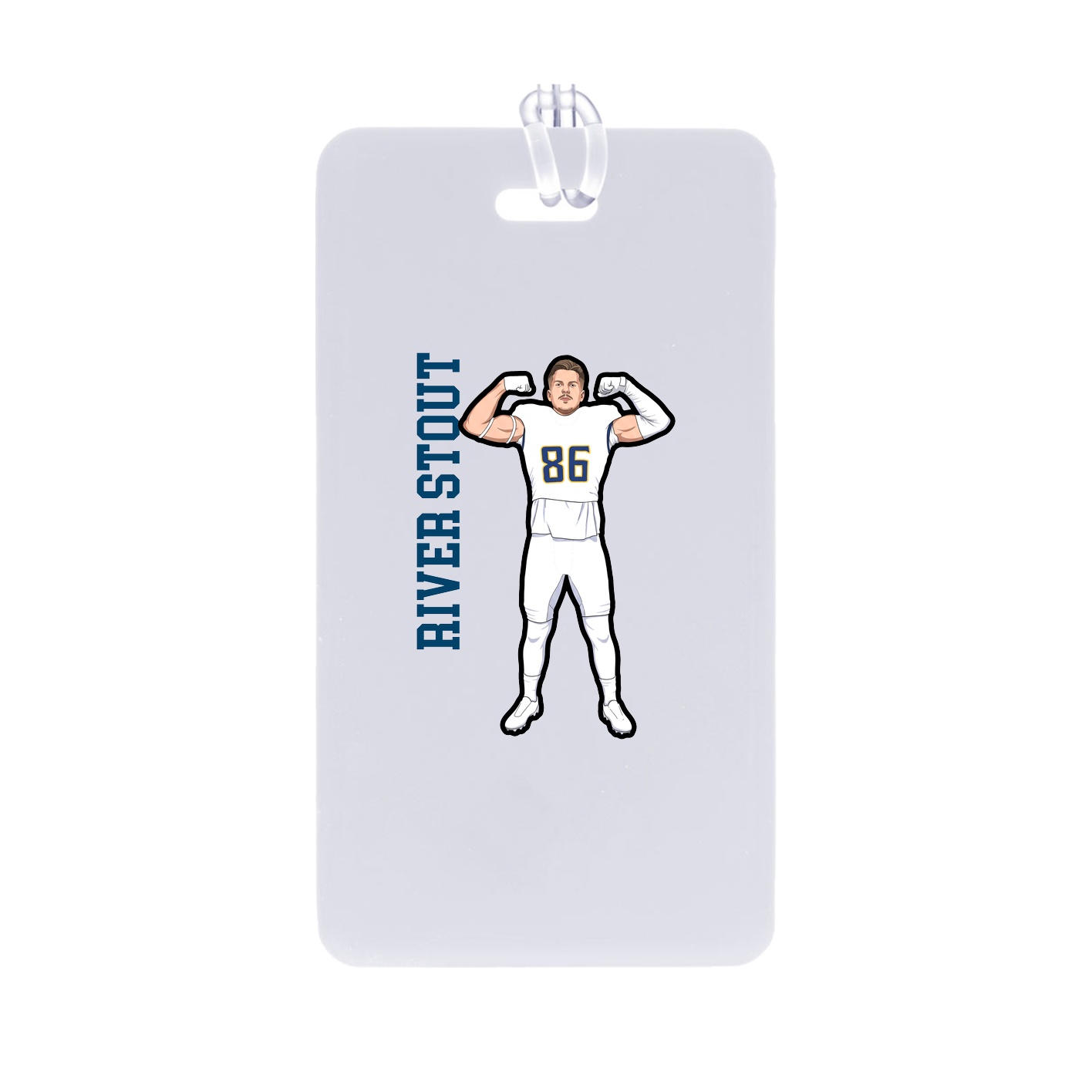 Bag Tag — Name Vertical in Classic