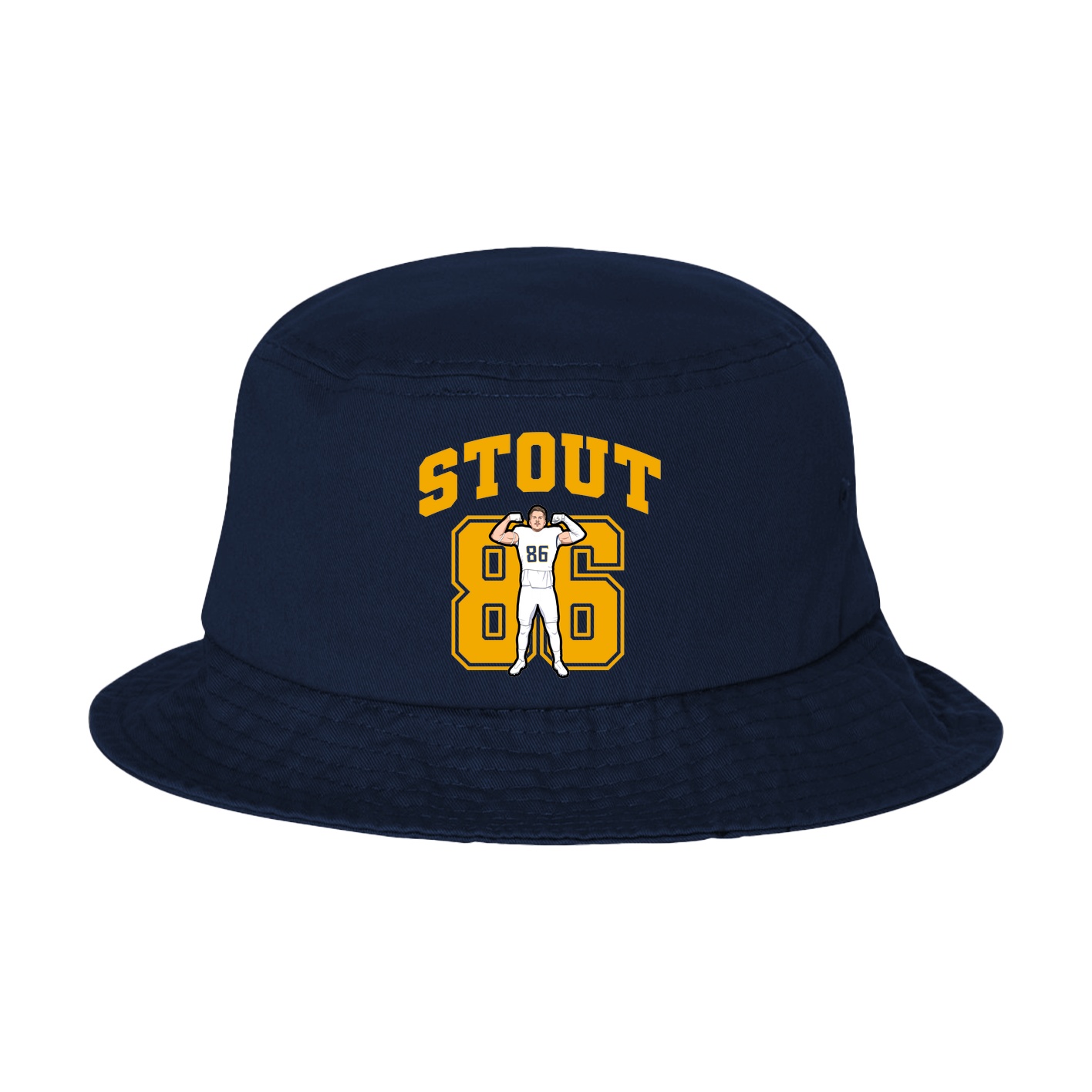 Bucket Cap — Number in Navy