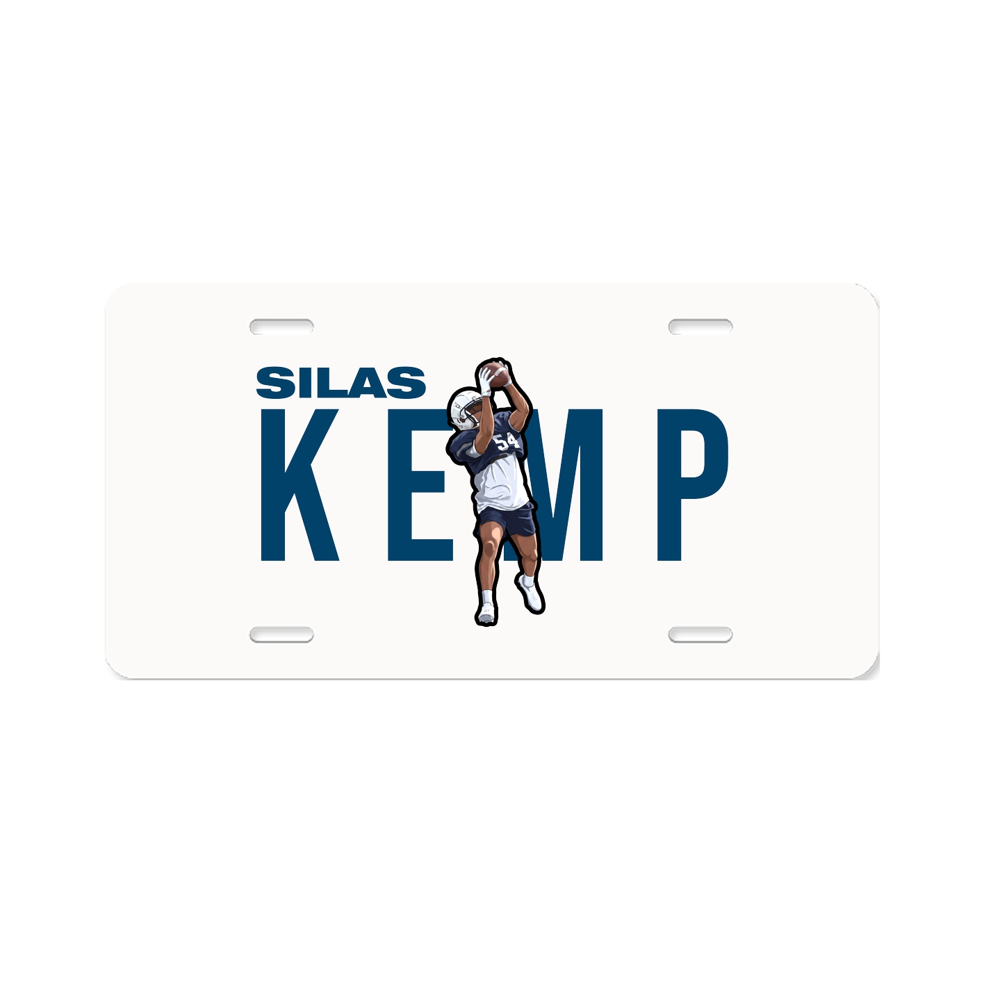 License Plate — Player Name in Classic