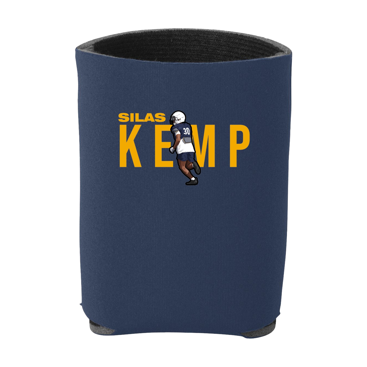 Can Holder — Player Name in Navy