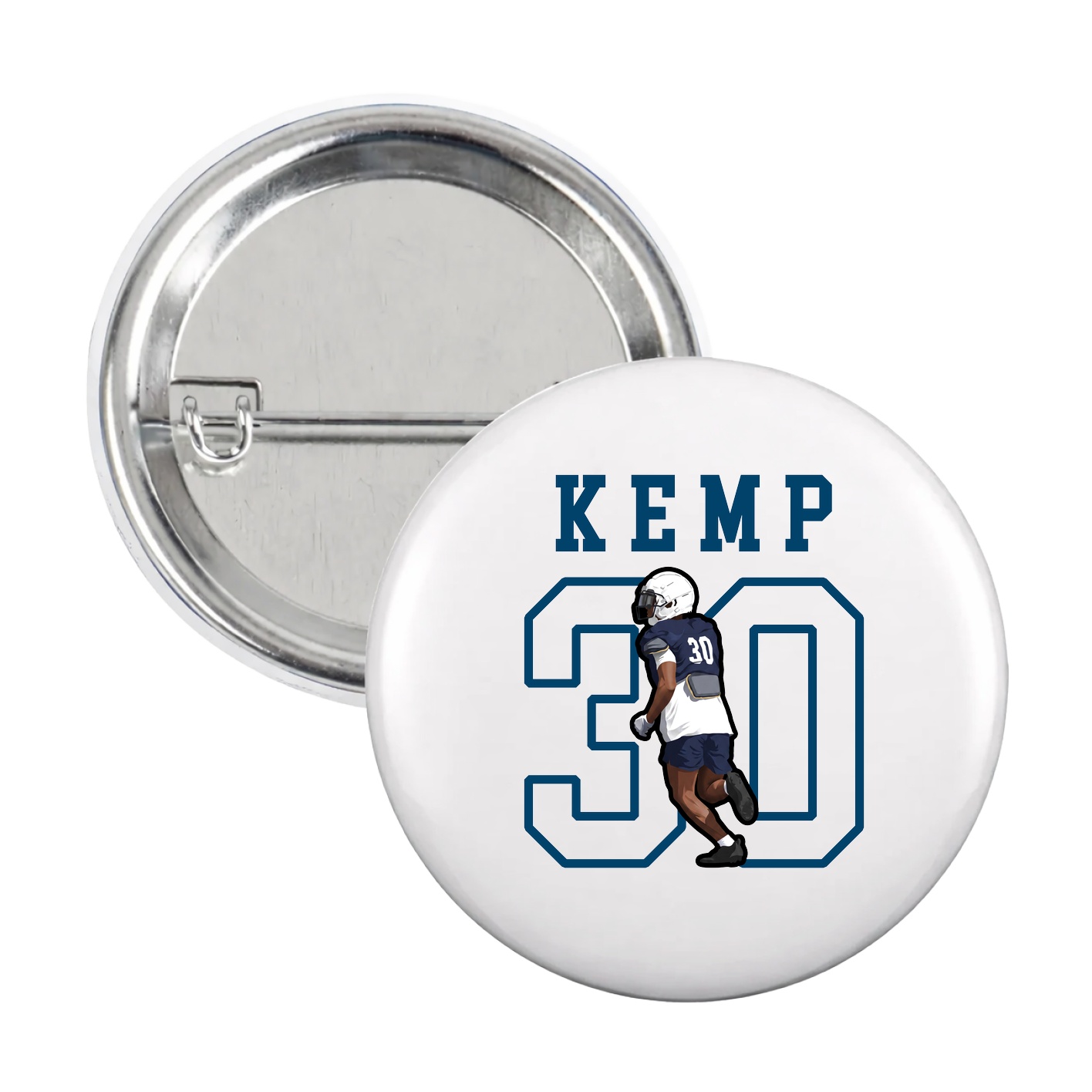 Game Day Button — Shirsey in White