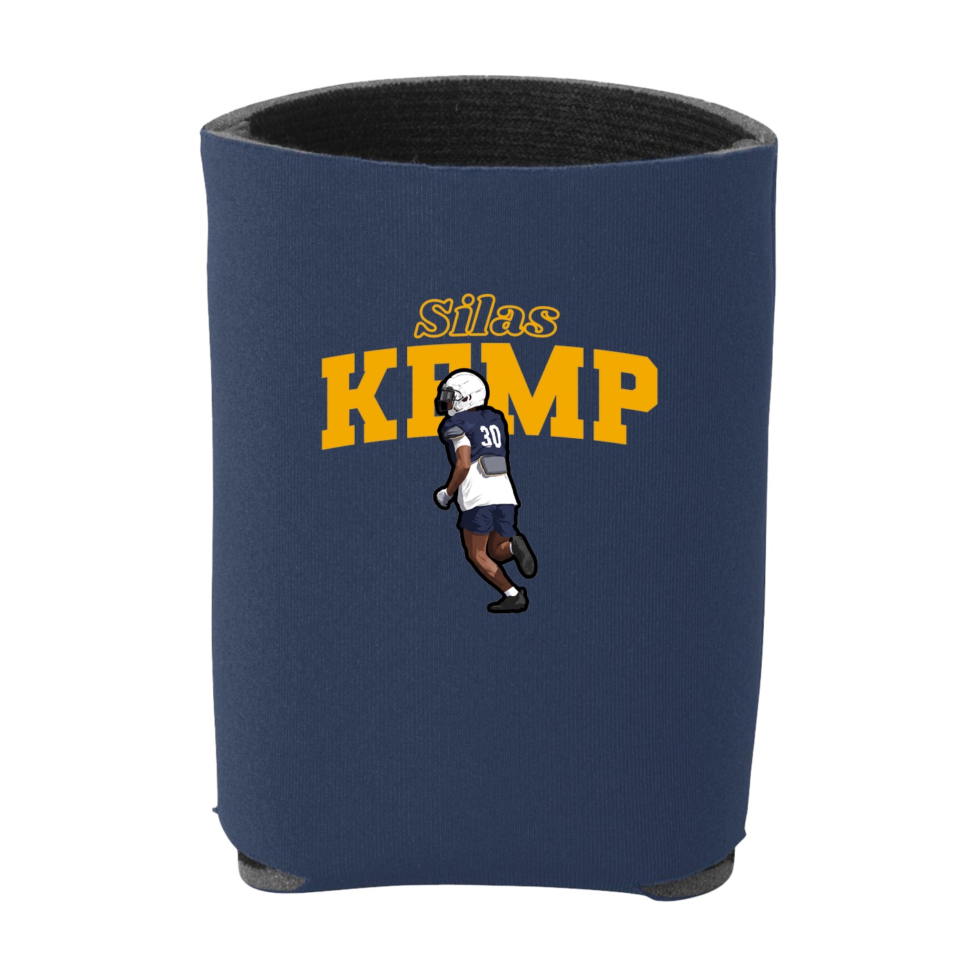 Can Holder — Name Arch in Navy