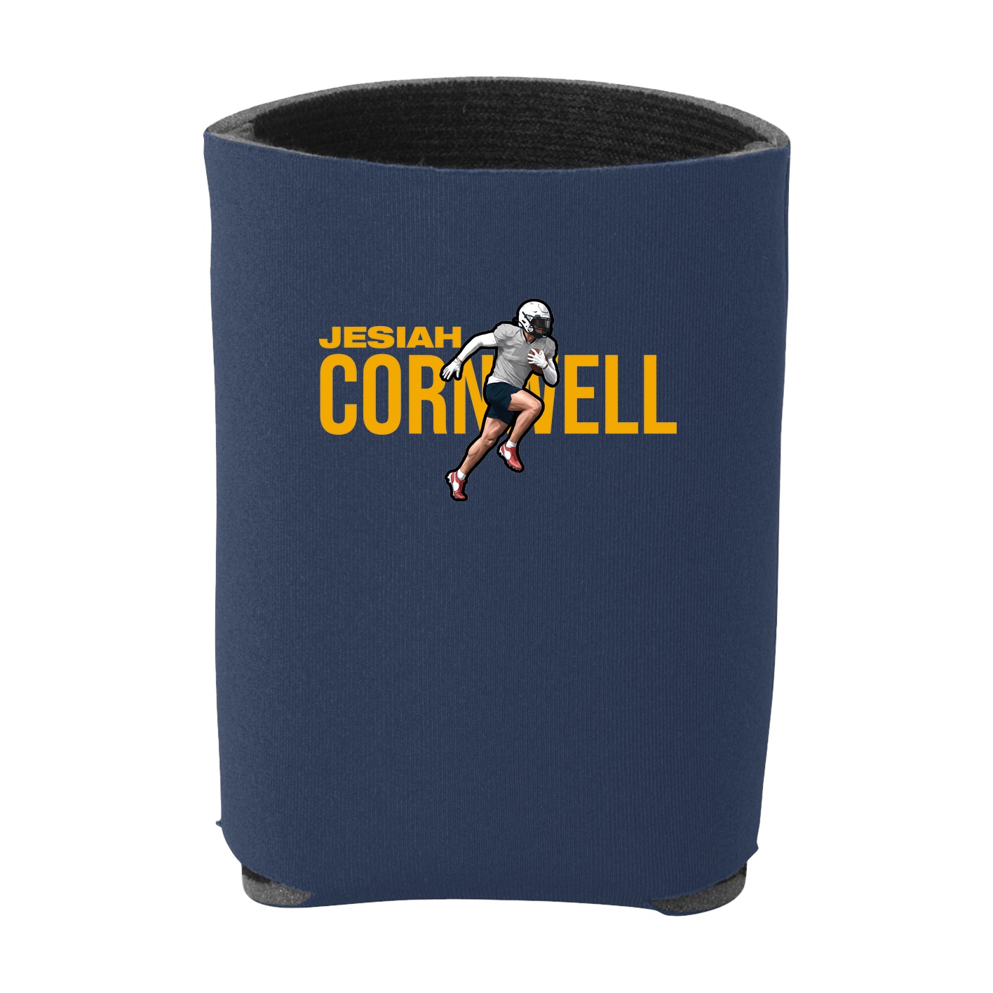 Can Holder — Player Name in Navy