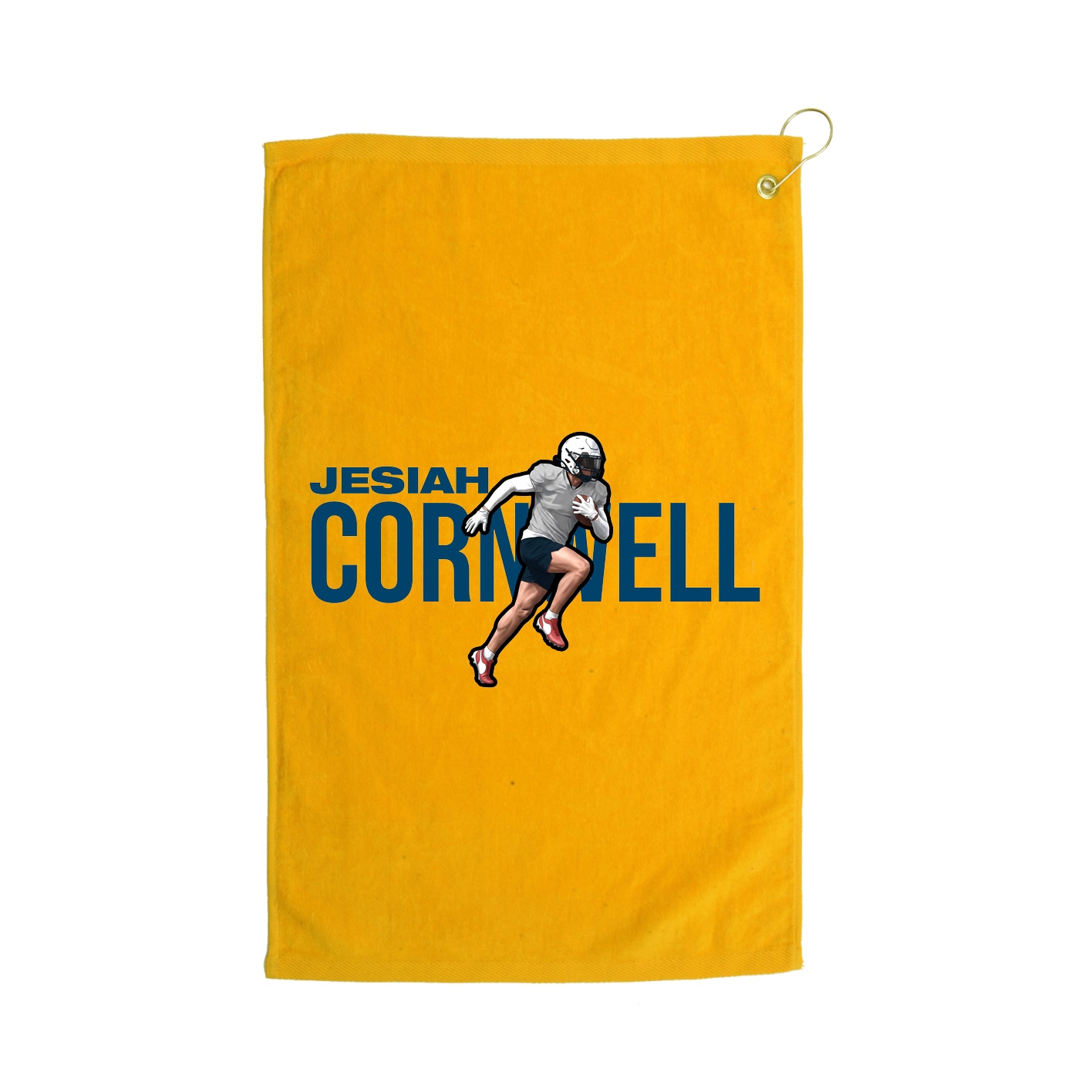 Golf Towel — Player Name in Gold