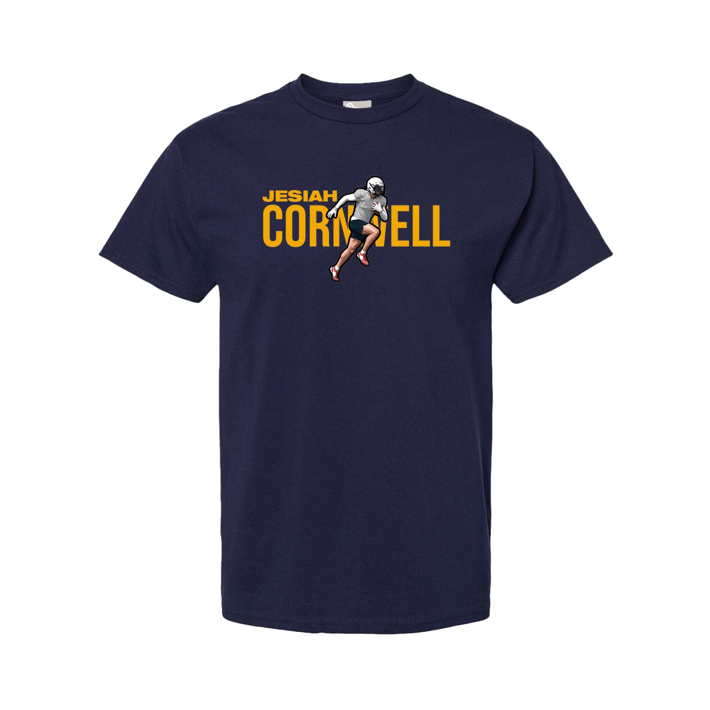 Tee — Player Name in Navy