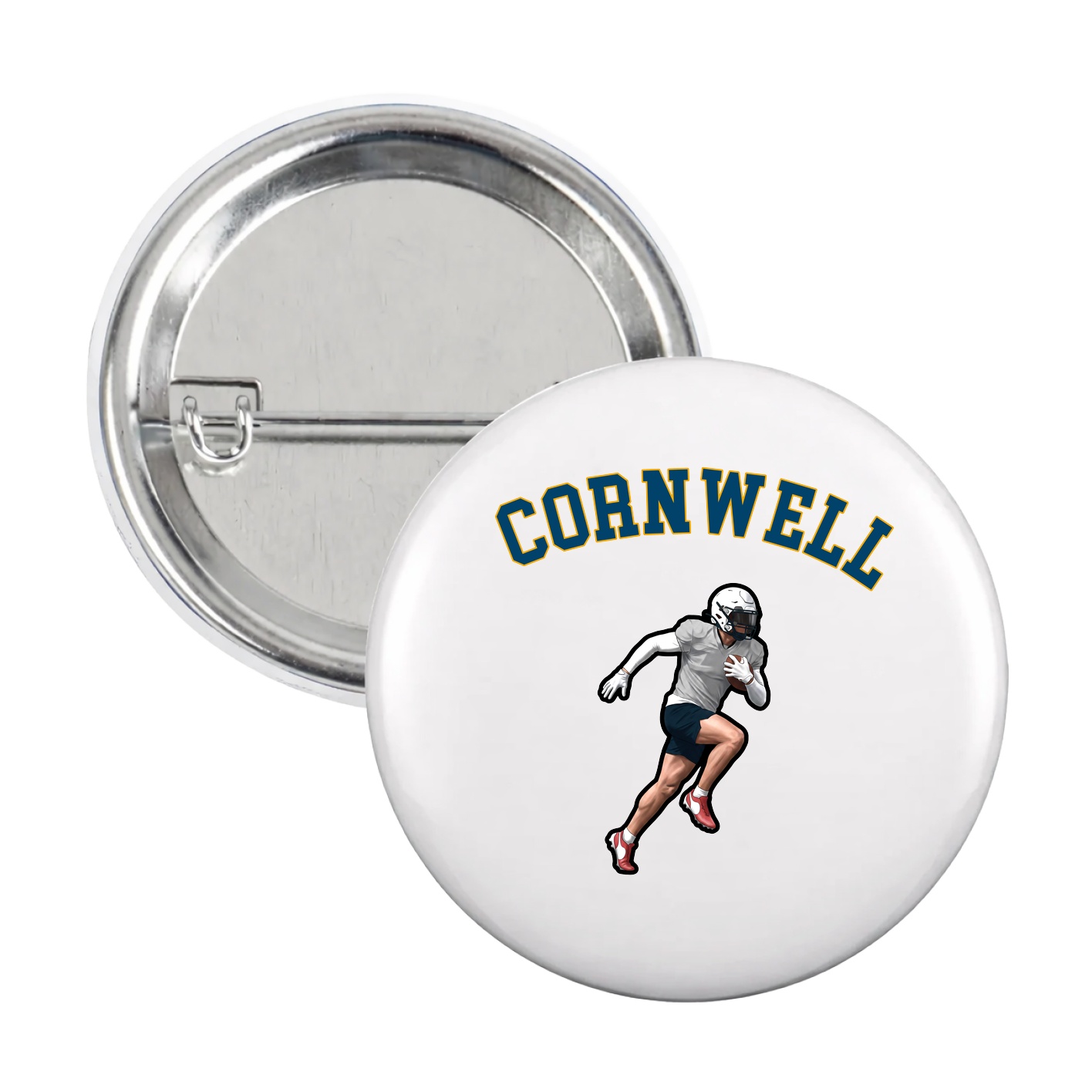 Game Day Button — Shirsey Arch in White
