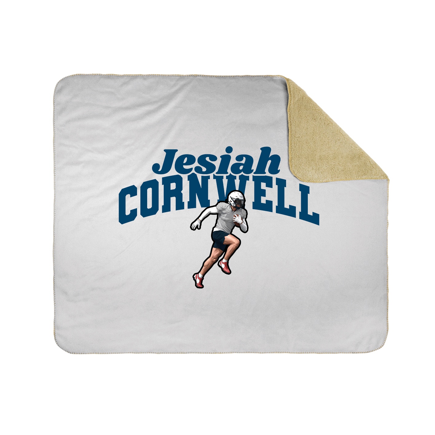 Throw Blanket — Signature Arch in White