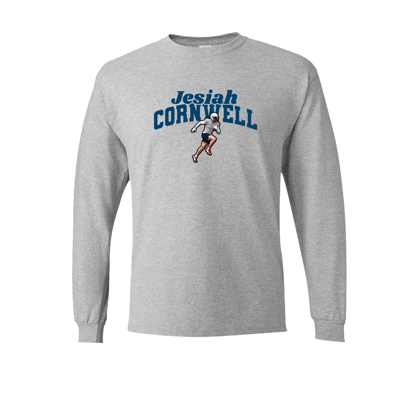 Long Sleeve Tee — Signature Arch in Grey
