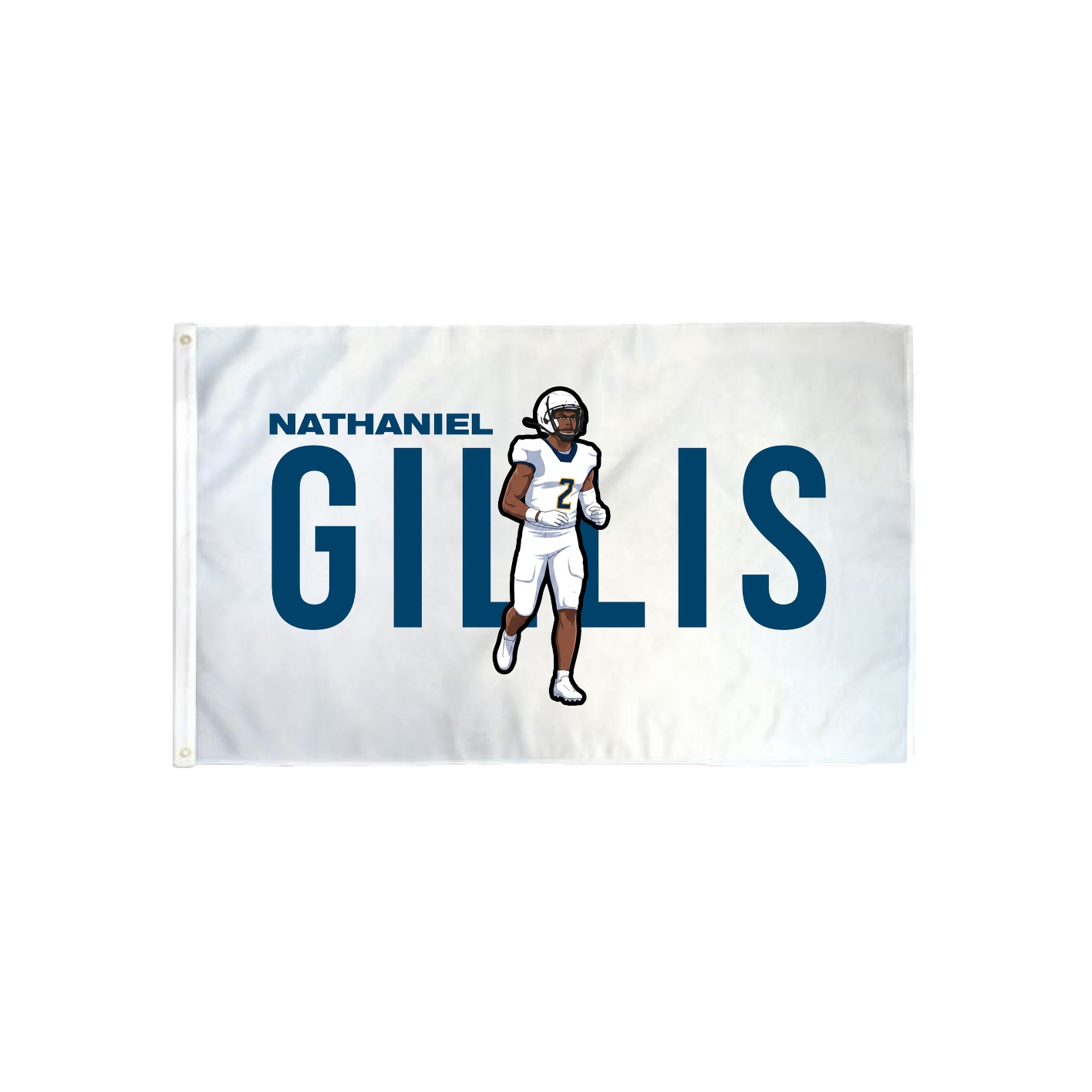 3x5 Flag — Player Name in Classic