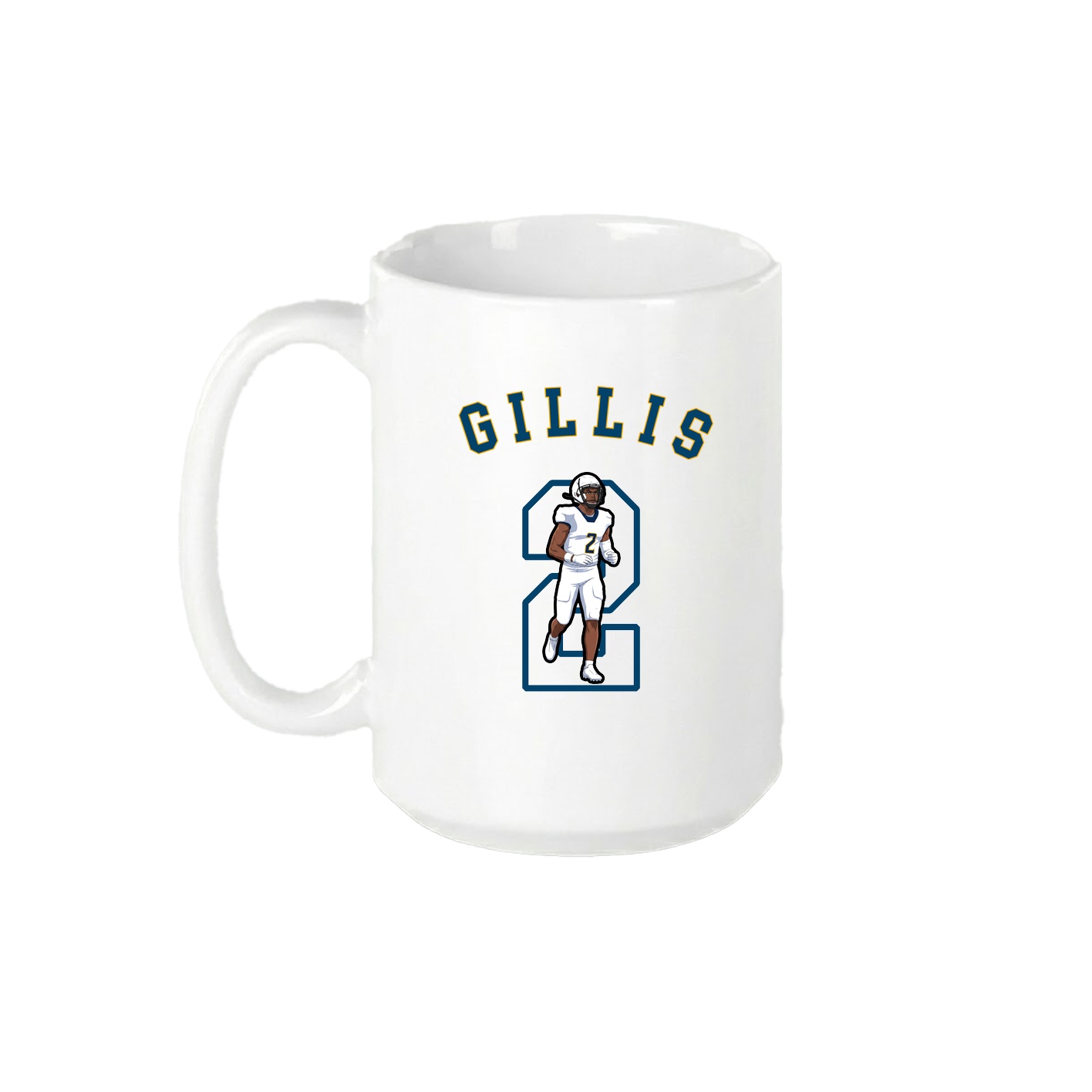 15oz Coffee Mug — Shirsey Arch in White