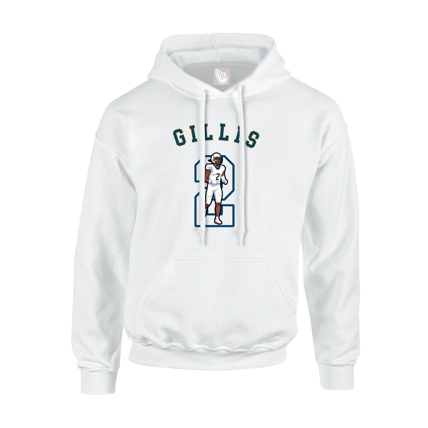 Hoodie — Shirsey Arch in White