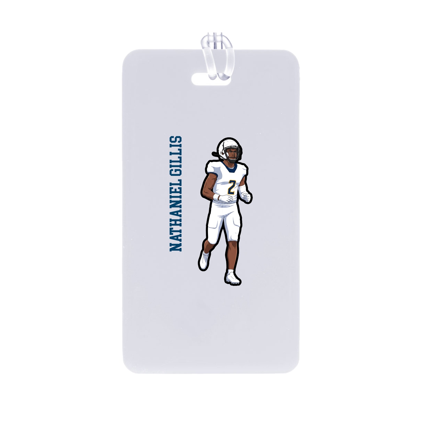 Bag Tag — Name Vertical in Classic