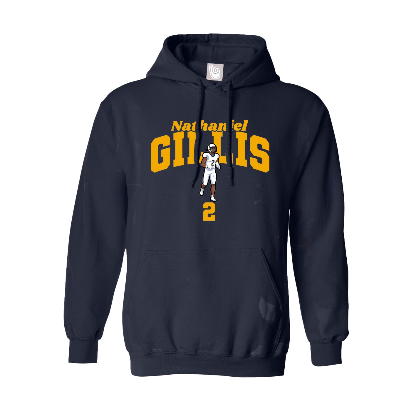 Hoodie — Signature Arch in Navy