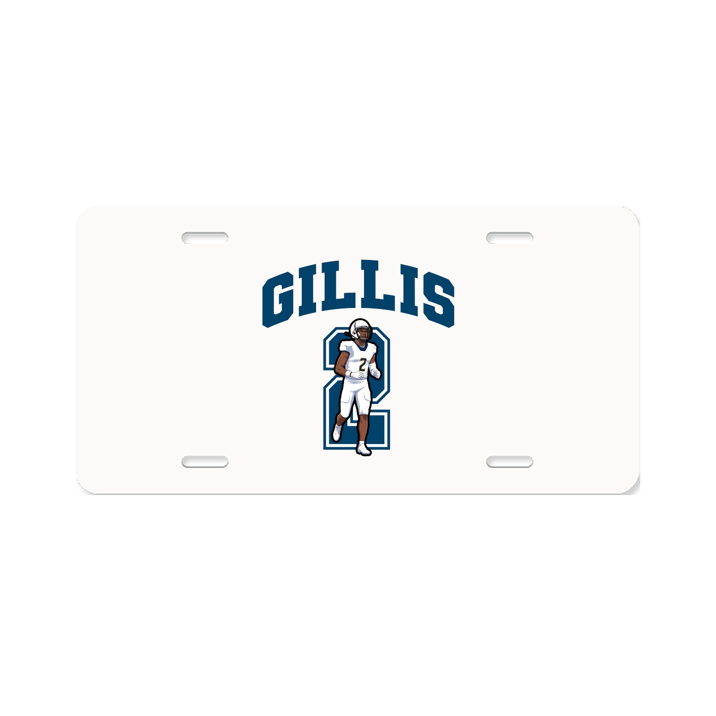 License Plate — Number in Classic