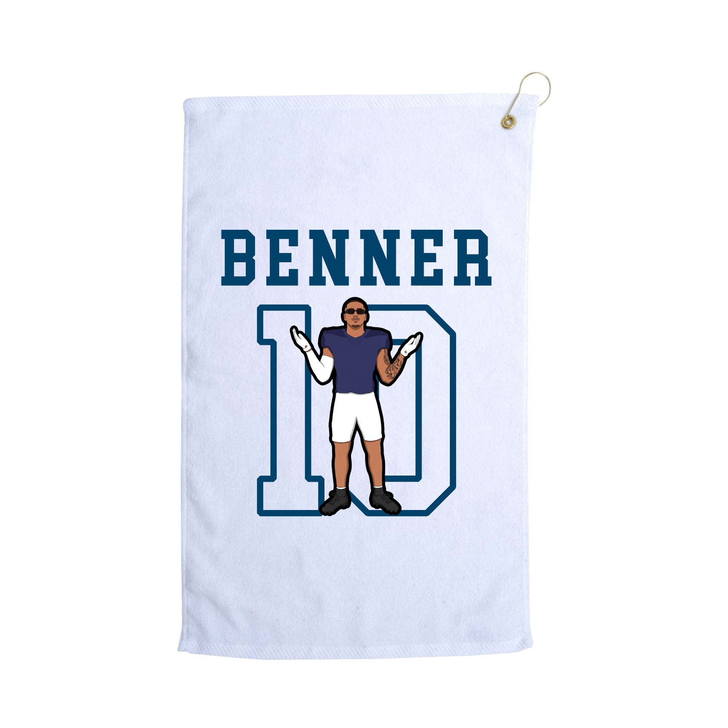 Golf Towel — Shirsey in White