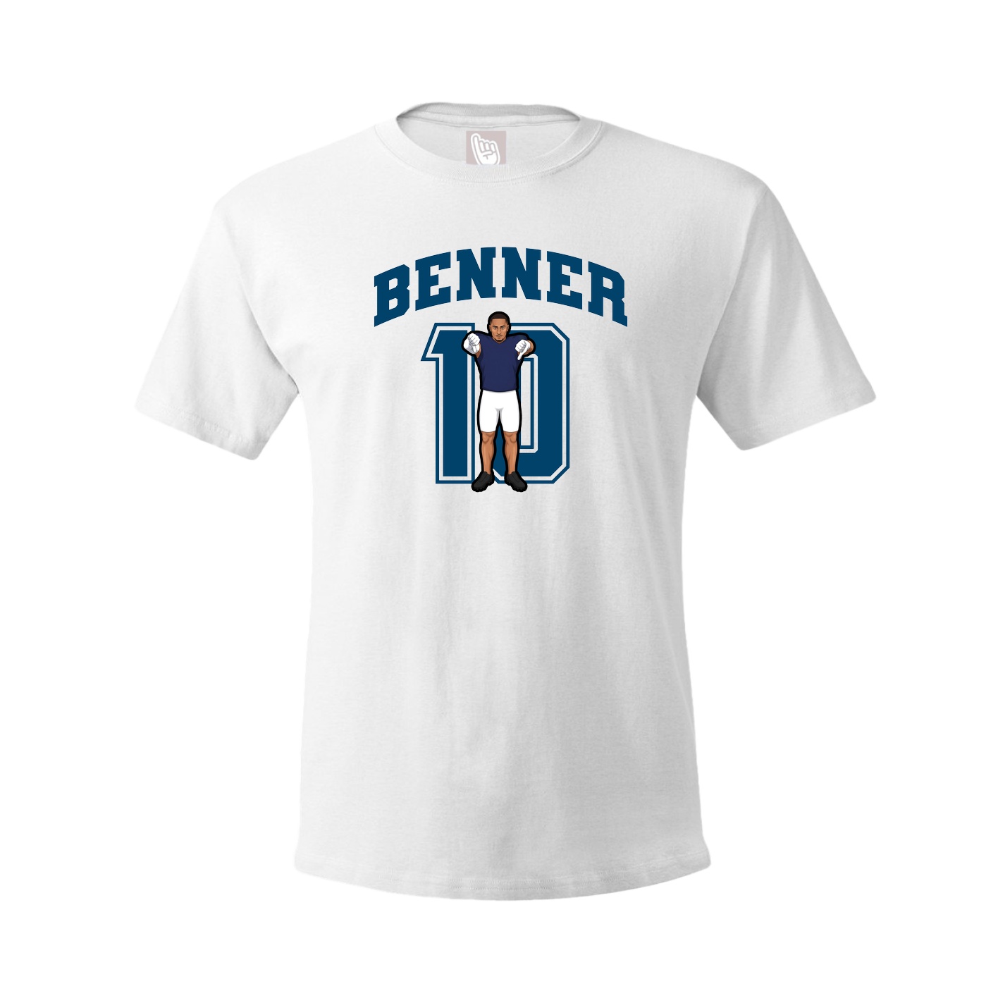 Tee — Number in White