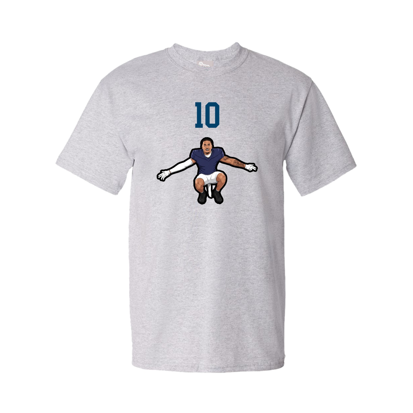 Tee — Number Top in Grey